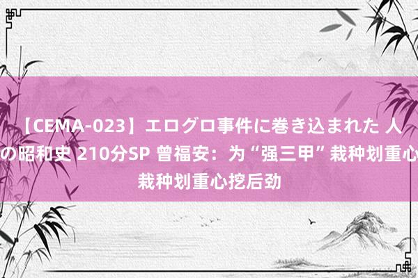 【CEMA-023】エログロ事件に巻き込まれた 人妻たちの昭和史 210分SP 曾福安：为“强三甲”栽种划重心挖后劲