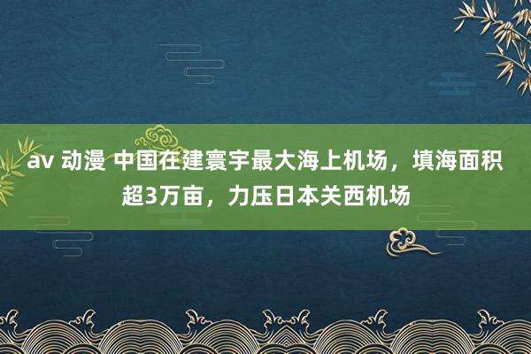 av 动漫 中国在建寰宇最大海上机场，填海面积超3万亩，力压日本关西机场