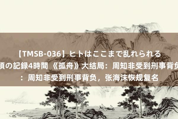 【TMSB-036】ヒトはここまで乱れられる 理性崩壊と豪快絶頂の記録4時間 《孤舟》大结局：周知非受到刑事背负，张海沫恢规复名